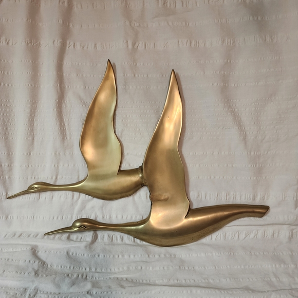 Other - Brass Bird Wall Art